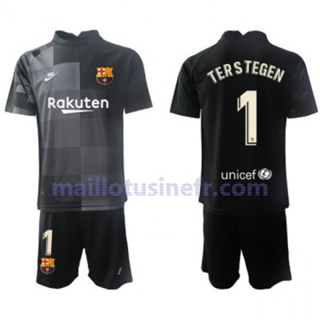 Maillot de Foot FC Barcelone Ter Stegen 1 Extérieur Gardien 2021-22 - Enfant